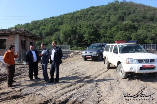 بازدید فرماندار آزادشهر از وضعیت جاده های شهرستان