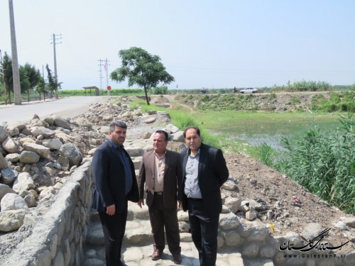 بازدید فرماندار رامیان ازبرخی پروژه های بنیاد مسکن در شهرستان