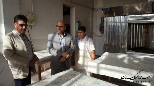 بازدید فرماندار ترکمن از روستای خواجه لر