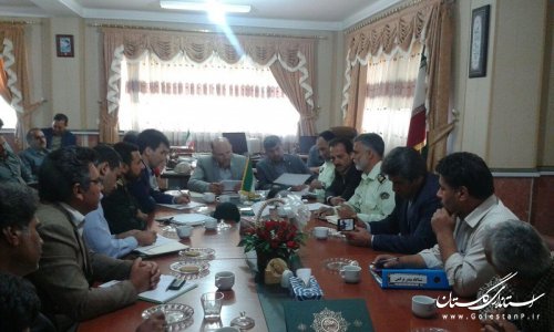 برگزاری جلسه طرح سالم سازی دریا در شهرستان ترکمن 