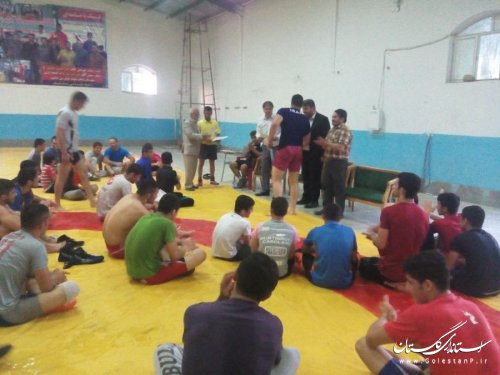 حضور اردوی تیم ملی نوجوانان کشتی آزاد در رامیان