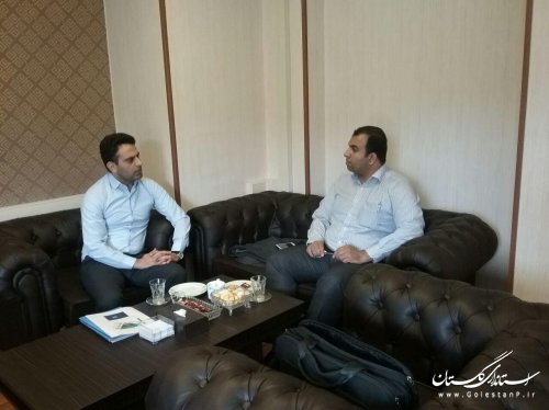 دیدار مدیر مرکز رشد پارک علم و فناوری گلستان بامدیرکل فناوری اطلاعات استان