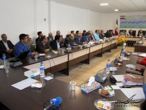 دومین جلسه شورای اداری شهرستان گمیشان برگزار شد