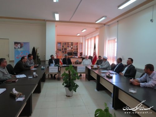سومین جلسه شورای آموزش و پرورش شهرستان آق قلا برگزار شد