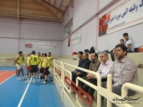 مسابقه والیبال شهرداری فاضل آباد و بهبودیافتگان مرکز ترک اعتیاد خورشید تابان