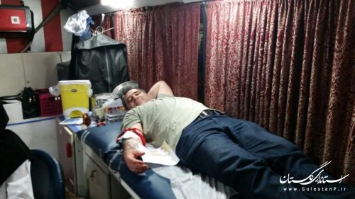فرماندار رامیان به کمپین اهدای خون پیوست