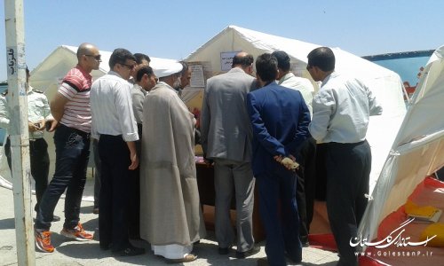 برگزاری نمایشگاه پیشگیری از اعتیاد در شهرستان ترکمن