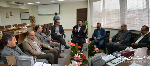 دیداراعضای شورای رفاه وتامین اجتماعی گلستان با مدیر درمان استان