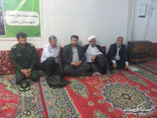 تشکیل ستاد اقامه نماز شهرستان رامیان