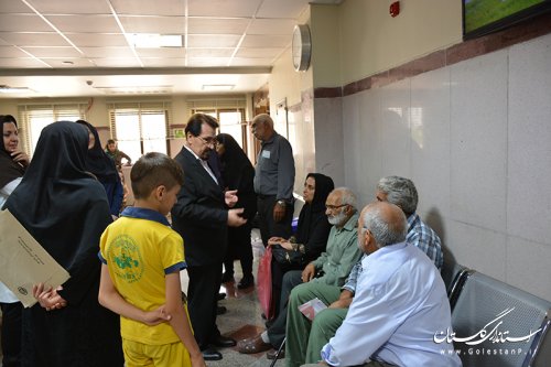 بازدید مدیر درمان گلستان از بیمارستان حکیم جرجانی گرگان