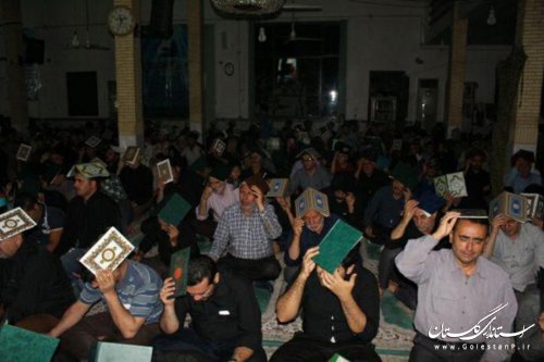 برگزاری مراسم شب بیست و یکم ماه رمضان در مساجد رامیان