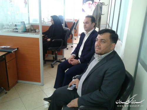 بازدید مدیرکل دفتر بازرسی، مدیریت عملکرد و امور حقوقی از مرکز سامد گلستان