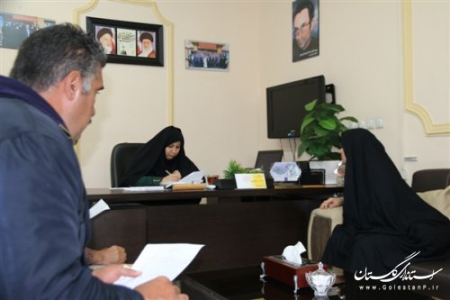 ملاقات حضوری مدیرکل بهزیستی استان با مددجویان تحت پوشش