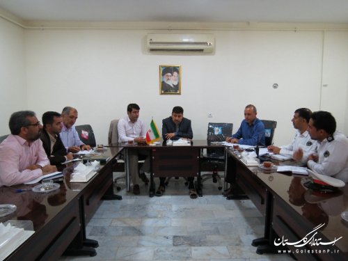 جلسه شورای ترافیک شهرستان گالیکش برگزار شد