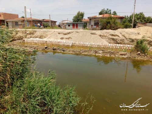 بازدید معاون حفاظت و بهره برداری شرکت آب منطقه ای گلستان از پروژه های غرب استان