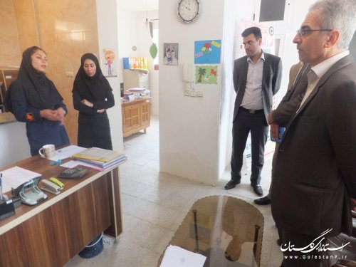 بازدید سرزده فرماندار کردکوی از اداره بهزیستی شهرستان