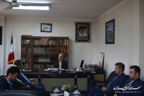 دیدار رئیس و کارکنان تامین اجتماعی شهرستان کردکوی با فرماندار