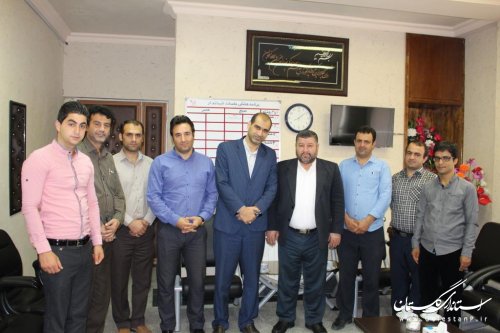 رئیس مرکز فنی و حرفه ای شهرستان آزادشهر با فرماندار دیدار کرد