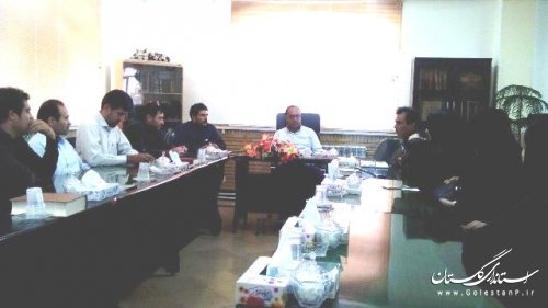 کارکنان مرکز فنی و حرفه ای شهرستان علی آباد کتول با فرماندار دیدار کردند