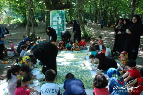 مسابقه نقاشی با موضوع «آب جایگزین ندارد» در گرگان برگزار شد