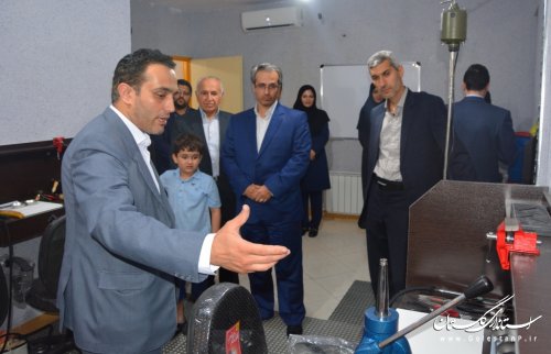 افتتاح آموزشگاه جواهر سازی توسط مدیرکل آموزش فنی وحرفه ای گلستان