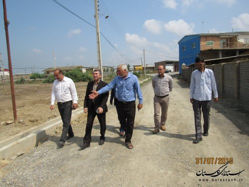 فرماندار گمیشان از روستای توماجلر چارقلی بازدید کرد
