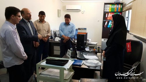 بازدید فرماندار ترکمن از درمانگاه تامین اجتماعی شهرستان