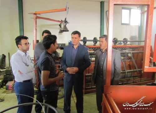 بازدیدازکارگاه اولین تولید کننده دستگاه های تولید فنس در استان 
