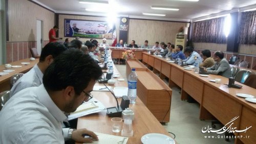 جلسه هماهنگی هفته دولت شهرستان ترکمن تشکیل شد