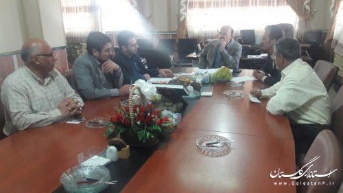 جلسه هماهنگی حضور وزیر ارتباطات و فناوری اطلاعات در شهرستان ترکمن برگزار شد