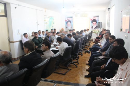 تشکیل جلسه شورای اداری شهرستان مراوه تپه