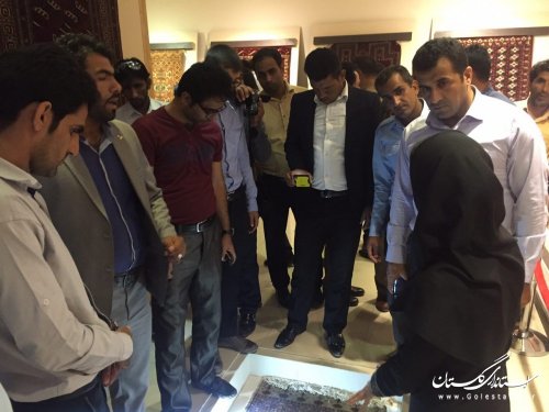 بازدید بخشداران و دهیاران استان هرمزگان از میراث جهانی گنبدقابوس و موزه فرش