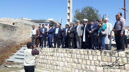 وزیر کشور از پل تاریخی آق قلا و شرکت تعاونی تولیدی فرش و صنایع دستی بازدید کرد