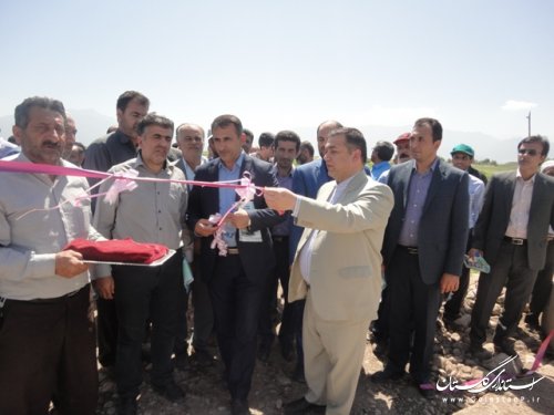 افتتاح و کلنگ زنی متمرکز پروژه های جهاد کشاورزی در علی آباد کتول