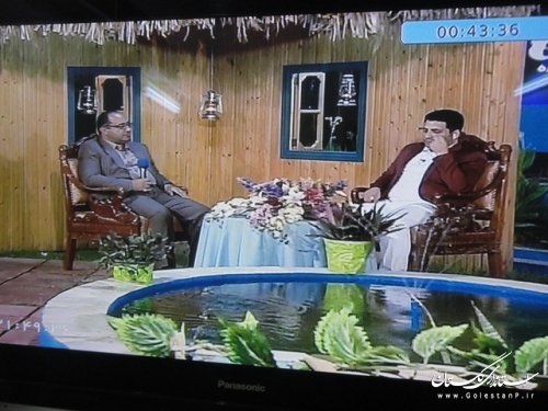 حضور فرماندارعلی آباد کتول در برنامه زنده تلویزیونی شبهای هیرکان