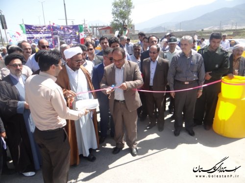 افتتاح متمرکز پروژه های عمرانی شهرداری فاضل آباد در هفته دولت