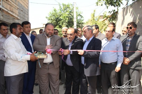 افتتاح متمرکز پروژه های طرح هادی در روستای قلعه محمود برگزار شد