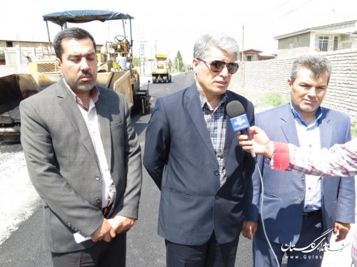 افتتاح 11 طرح هادی روستاهای شهرستان آق قلا در بزرگداشت هفته دولت