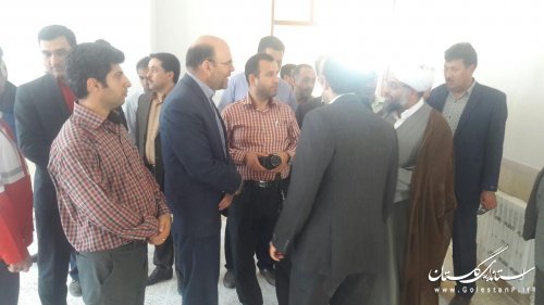 افتتاح مدرسه شهید هاشمی شهرستان ترکمن