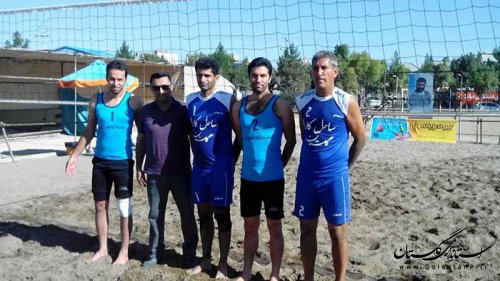 گلستان نایب قهرمان مسابقات والیبال ساحلی کارگران کشور در بجنورد شد 