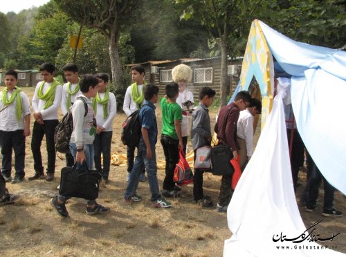 اردوی استانی اعضای فعال پسر مراکز کانون پرورش فکری استان گلستان