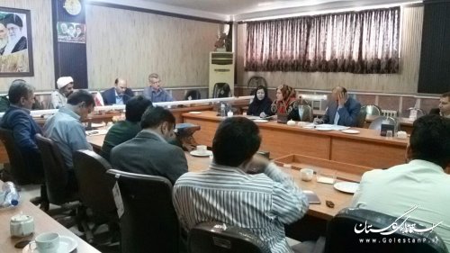 جلسه کارگروه تخصصی فرهنگی و آسیب های اجتماعی شهرستان ترکمن برگزار شد