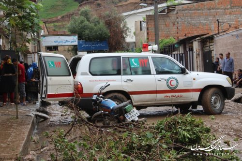 امدادرسانی به 53 خانوار حادثه دیده در سیل و آبگرفتگی گلستان