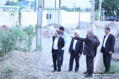 فرماندار گرگان از دو روخانه همجوار با روستاهای زنگیان و قلعه محمود بازدید کرد