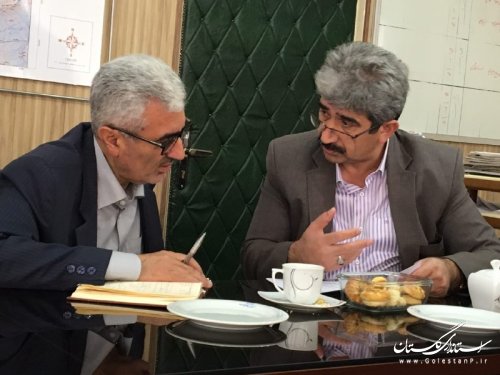دیدار نماینده مجلس شورای اسلامی با رئیس سازمان صنعت، معدن و تجارت گلستان