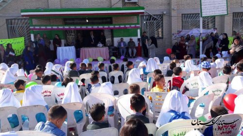 مراسم بازگشایی مدارس پیش دبستانی ها در شهرستان گمیشان برگزار شد