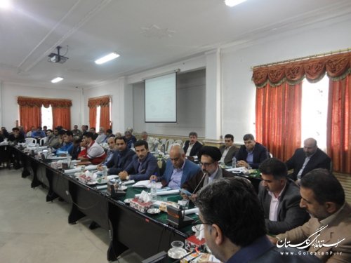 هفتمین جلسه شورای اداری علی آباد کتول برگزارشد