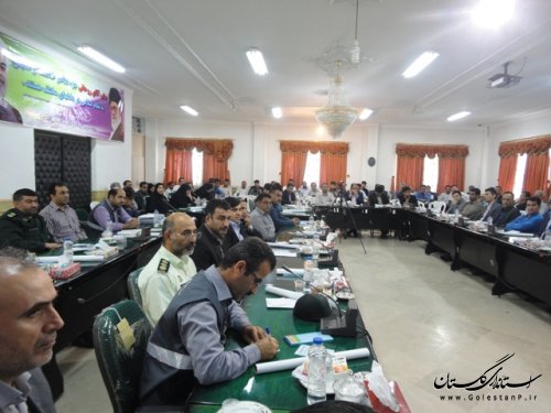 هفتمین جلسه شورای اداری علی آباد کتول برگزارشد