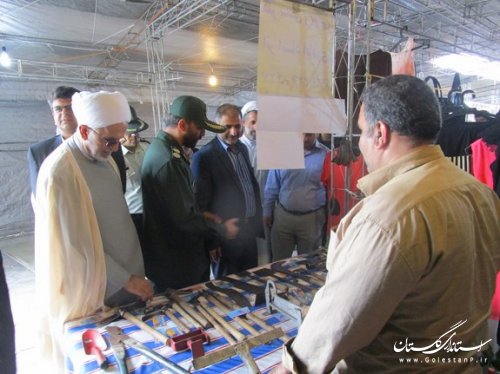 افتتاح نمایشگاه صنایع دستی و صنایع تبدیلی در شهرستان بندرگز