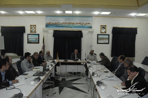 جلسه شورای معاونین شرکت آب منطقه ای گلستان برگزار شد